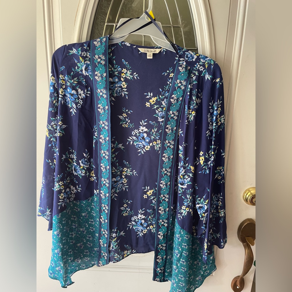 The Pioneer Woman Navy Floral Top